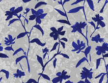 PL5002-2 Blooming Damask Blue Playful Layers Wallpaper by Tres Tintas
