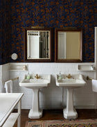 PL5002-5 Blooming Damask Tobacco Playful Layers Wallpaper by Tres Tintas