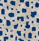 PL5003-2 Map Xylography Blue Playful Layers Wallpaper by Tres Tintas