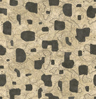 PL5003-4 Map Xylography Grey Playful Layers Wallpaper by Tres Tintas