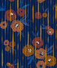 Broken Poppies Blue Playful Layers Wallpaper by Tres Tintas