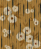 Broken Poppies Ocher Playful Layers Wallpaper by Tres Tintas