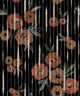 Broken Poppies Black Playful Layers Wallpaper by Tres Tintas