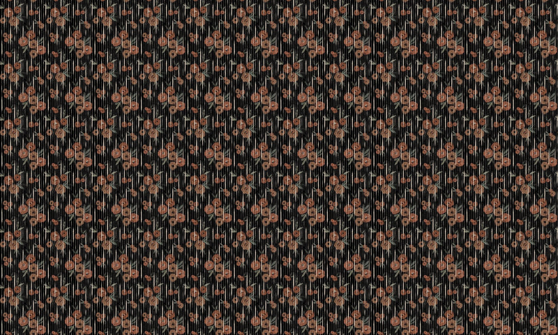 PL5004-6 Broken Poppies Black Playful Layers Wallpaper by Tres Tintas