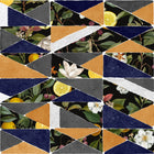 PL5005-2 Hidden Fruits Ocher Playful Layers Wallpaper by Tres Tintas