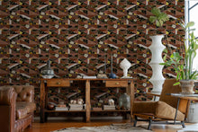PL5005-3 Hidden Fruits Red Playful Layers Wallpaper by Tres Tintas