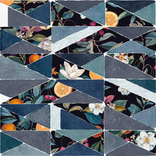 PL5005-4 Hidden Fruits Blue Playful Layers Wallpaper by Tres Tintas