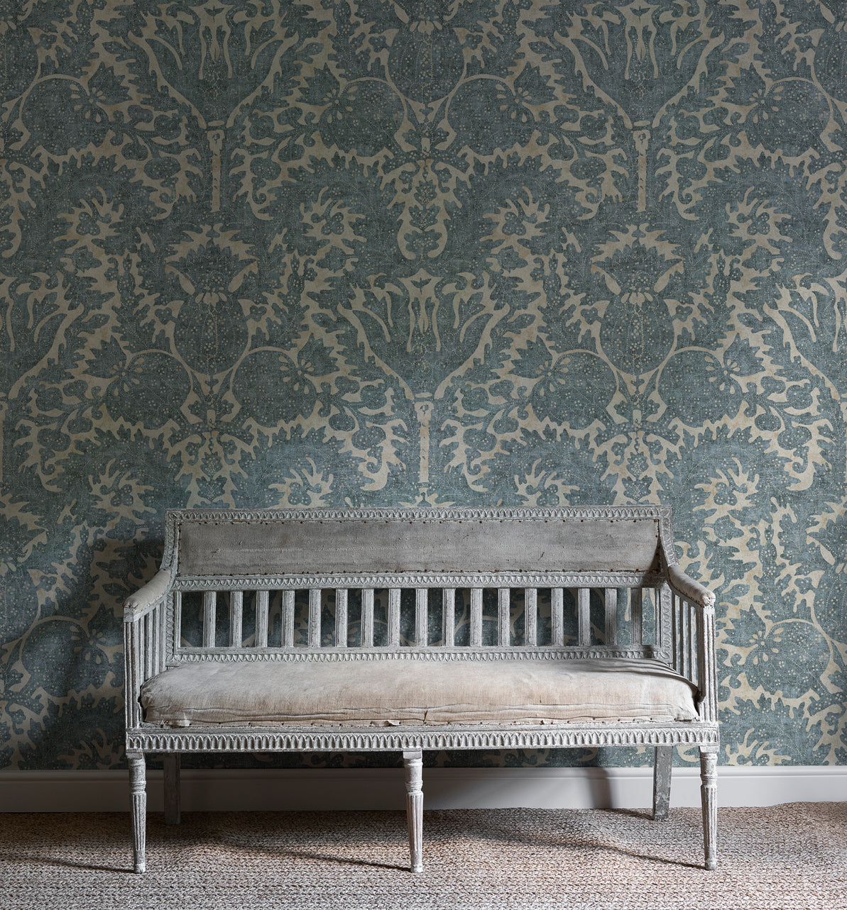LW 291 564 Pomegranate Fresco Sky Wallpaper by Lewis & Wood