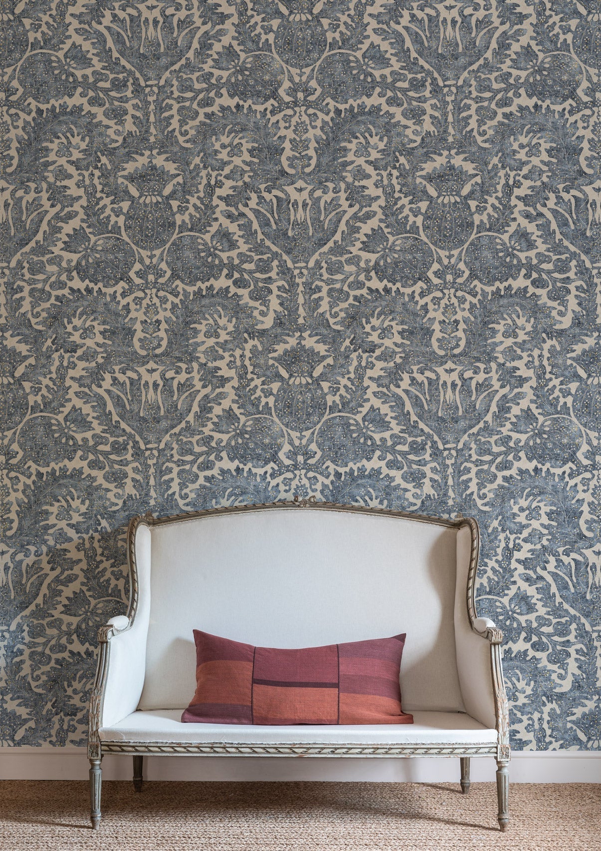 LW 291 344 Pomegranate Moonstone Wallpaper by Lewis & Wood