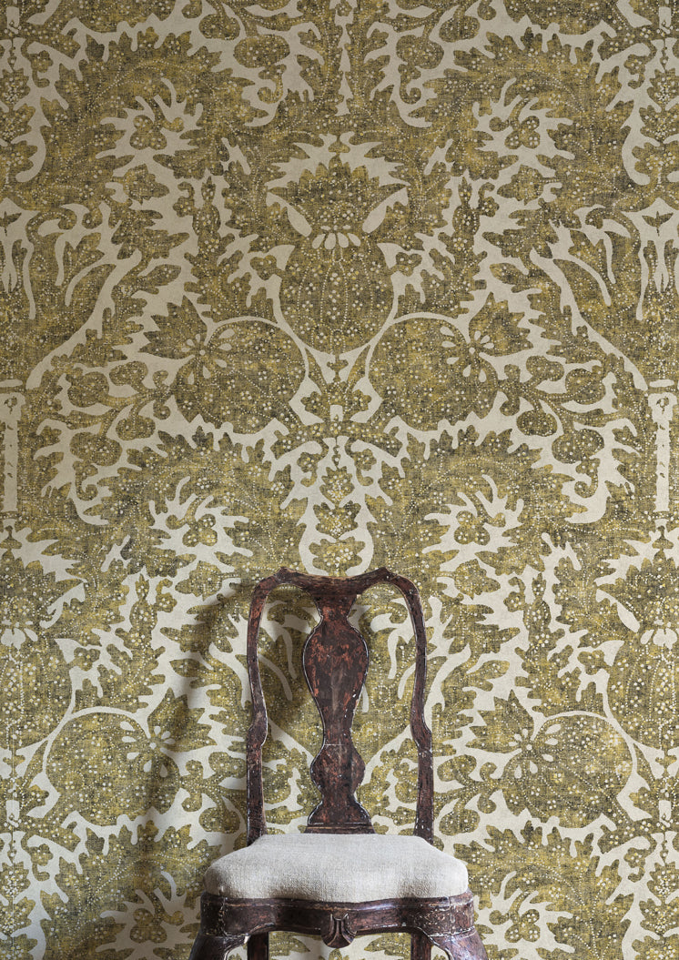 LW 291 215 Pomegranate Quince Wallpaper by Lewis & Wood