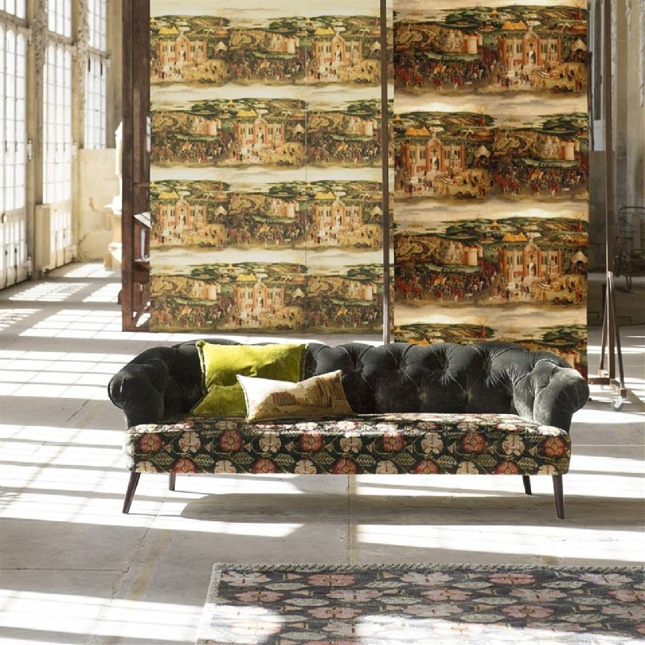 PRC668/01 Cloth Of Gold Scenes and Murals Wallpaper By Designers Guild