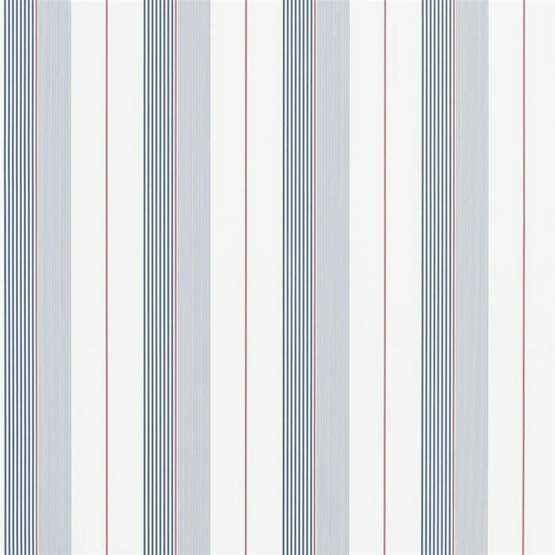PRL020/06 Aiden Stripe Signature Stripe Library Wallpaper By Ralph Lauren