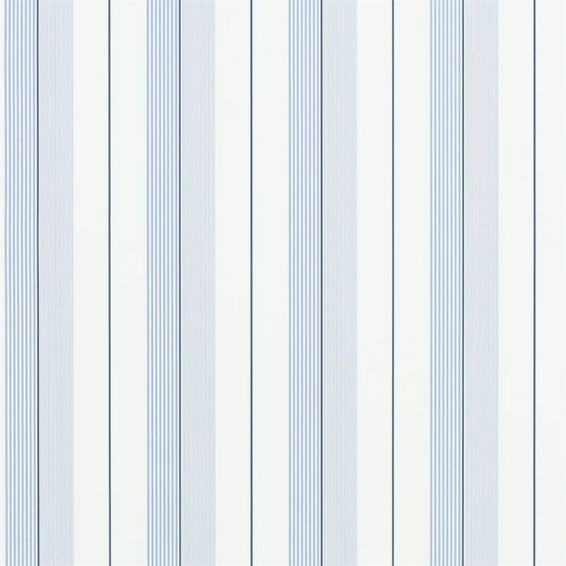 PRL020/07 Aiden Stripe Signature Stripe Library Wallpaper By Ralph Lauren