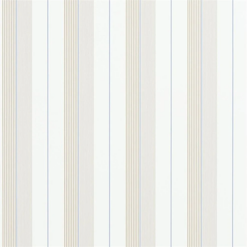 PRL020/08 Aiden Stripe Signature Stripe Library Wallpaper By Ralph Lauren