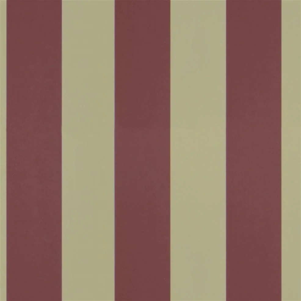 PRL026/23 Spalding Stripe Signature Stripe Library Wallpaper By Ralph Lauren