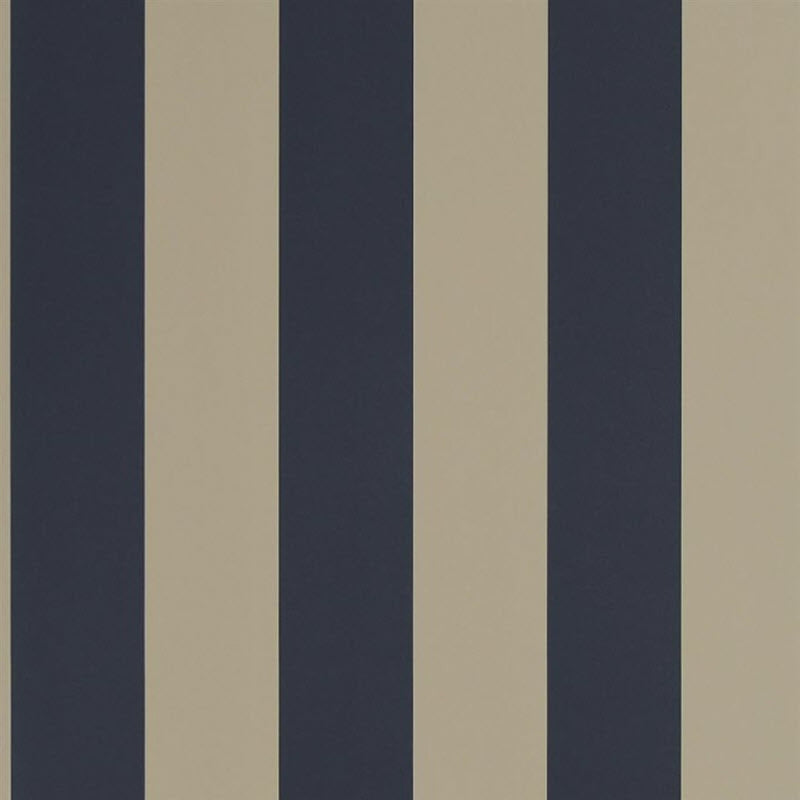 PRL026/13 Spalding Stripe Signature Stripe Library Wallpaper By Ralph Lauren