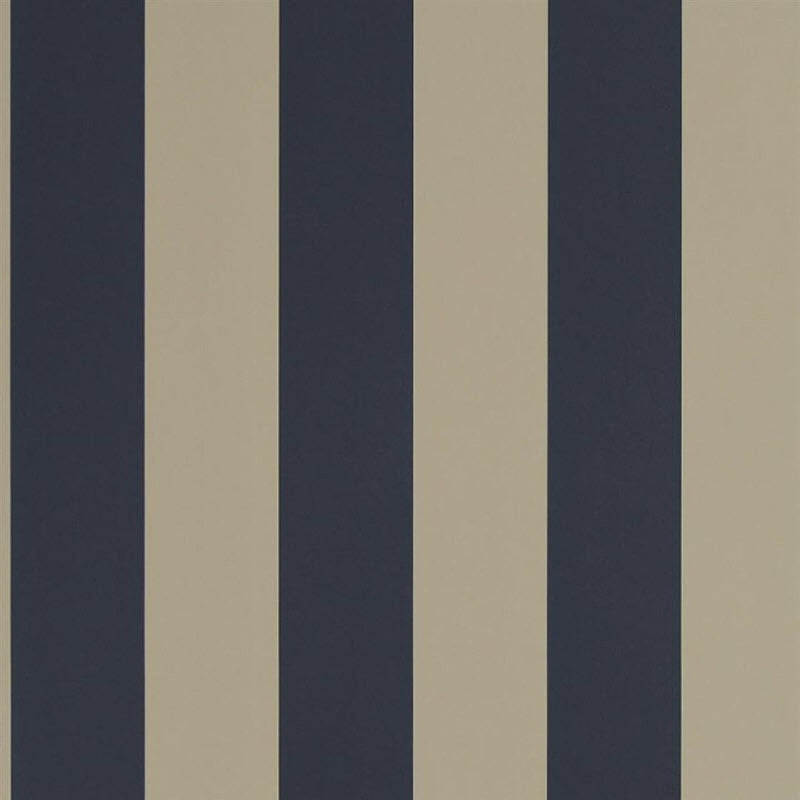PRL026/13 Spalding Stripe Signature Stripe Library Wallpaper By Ralph Lauren