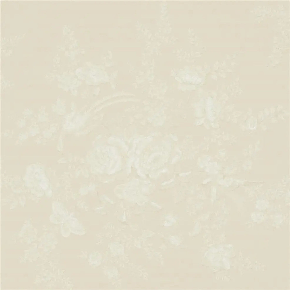 PRL028/02 Vintage Dauphine Signature Papers IV Alabaster Wallpaper by Ralph Lauren