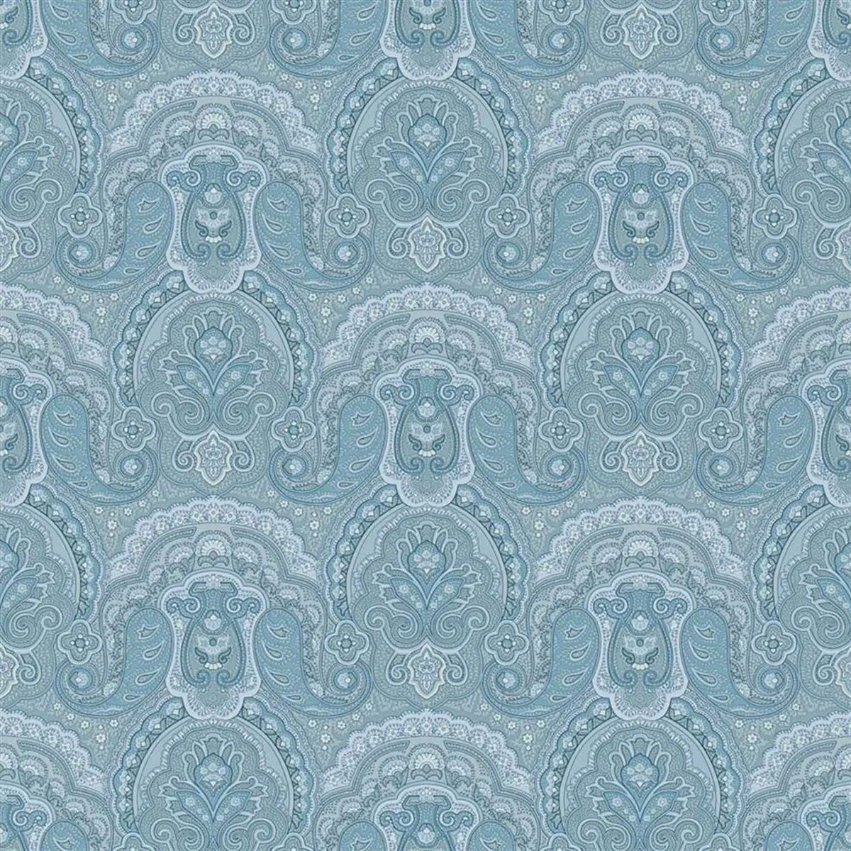 PRL034/06 Crayford Paisley Signature Papers IV Light Blue Wallpaper by Ralph Lauren