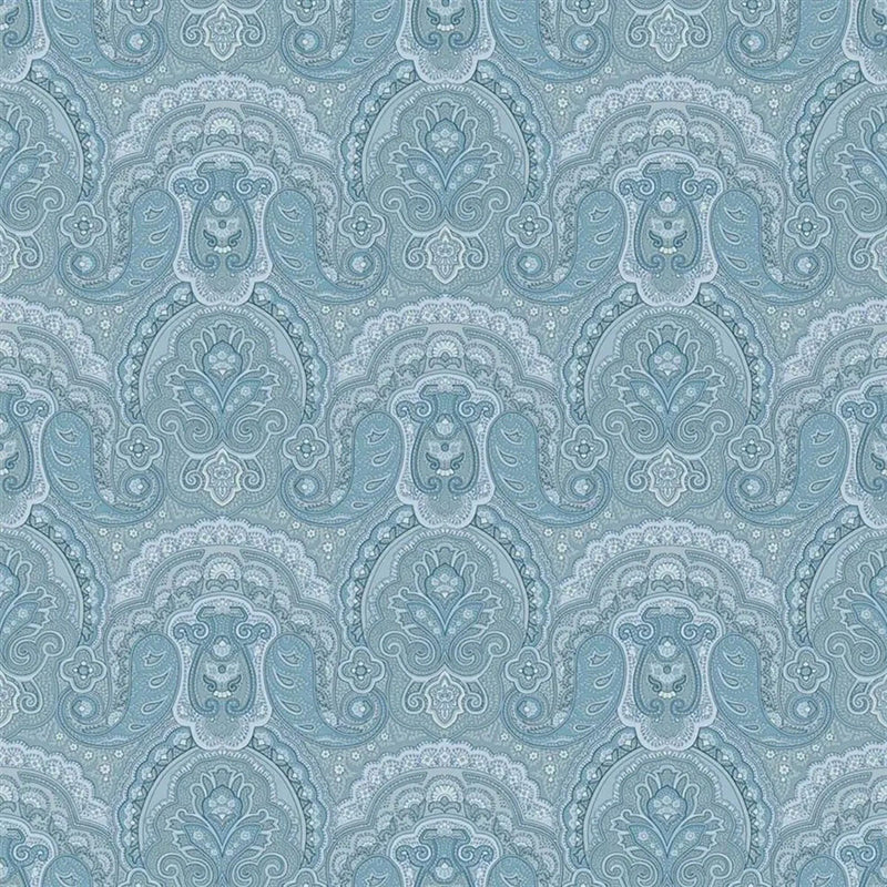 PRL034/06 Crayford Paisley Signature Papers IV Light Blue Wallpaper by Ralph Lauren