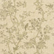 Marlowe Floral Signature Papers IV Mother of Pearl Wallpaper by Ralph Lauren