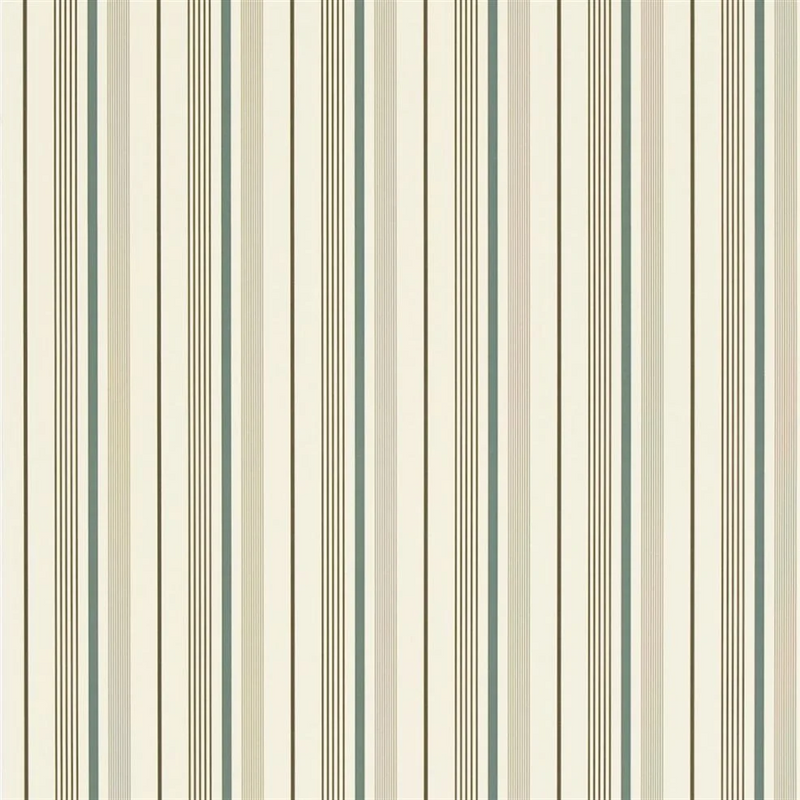 PRL057/02 Gable Stripe Signature Papers II Wallpaper by Ralph Lauren