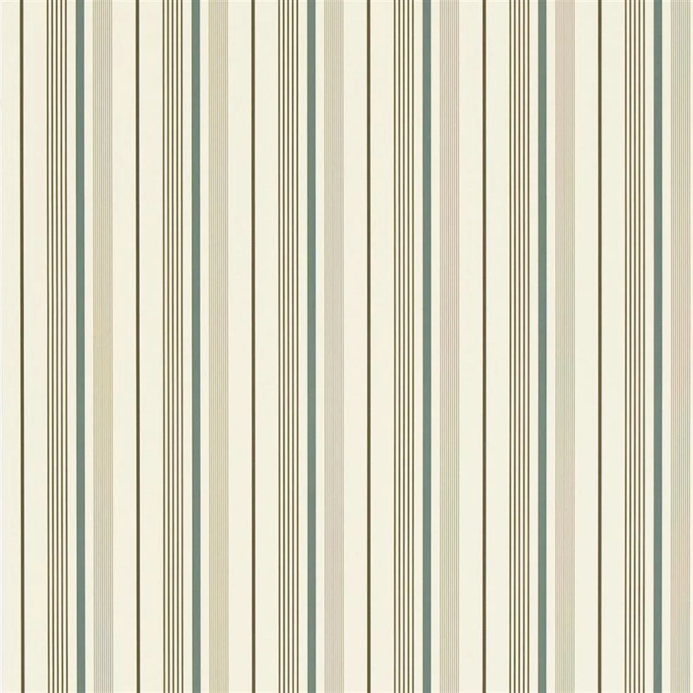 PRL057/02 Gable Stripe Signature Papers II Wallpaper by Ralph Lauren