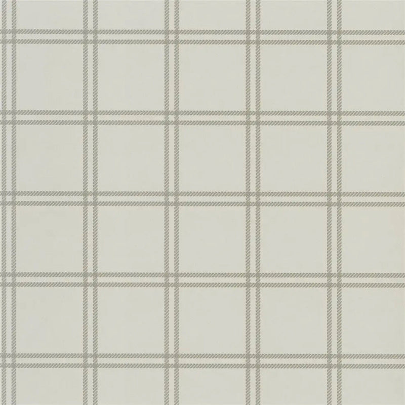 PRL5001/04 Shipley Windowpane Signature Loft Stone Wallpaper by Ralph Lauren
