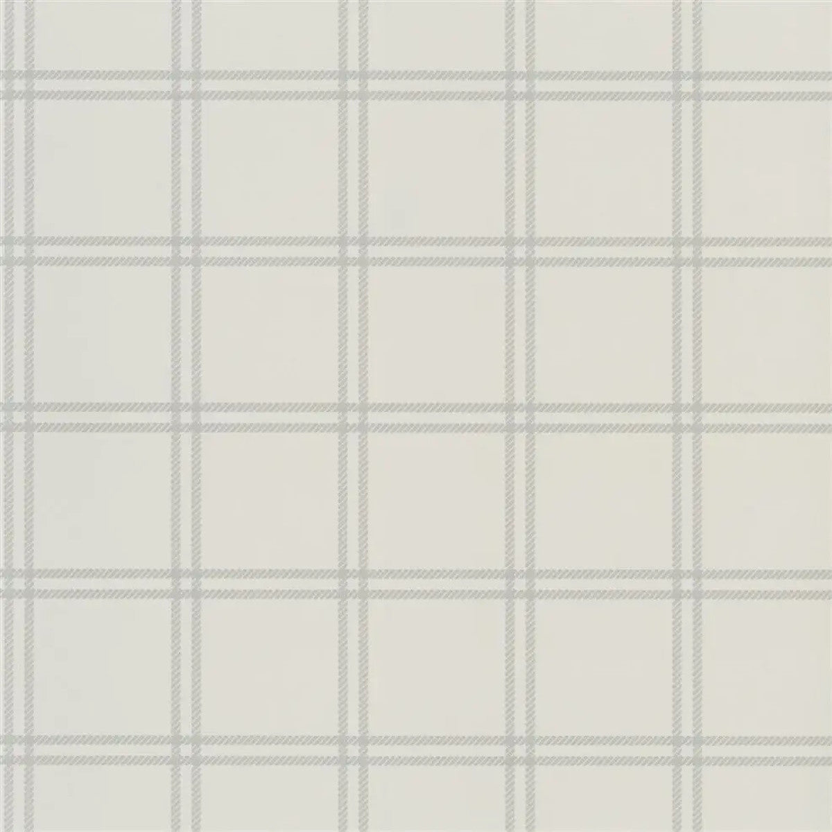 PRL5001/05 Shipley Windowpane Signature Loft Light Grey Wallpaper by Ralph Lauren