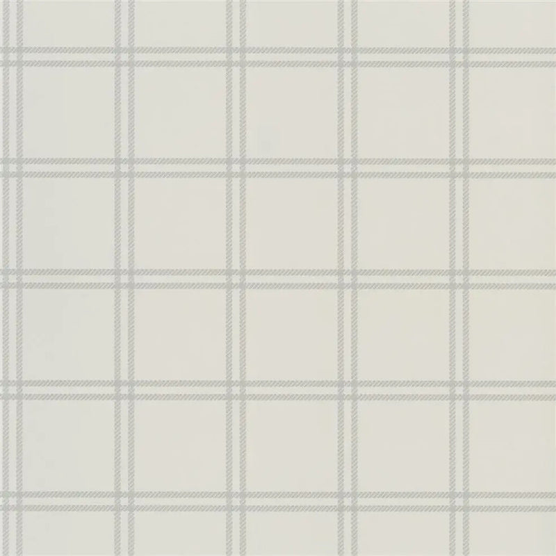 PRL5001/05 Shipley Windowpane Signature Loft Light Grey Wallpaper by Ralph Lauren
