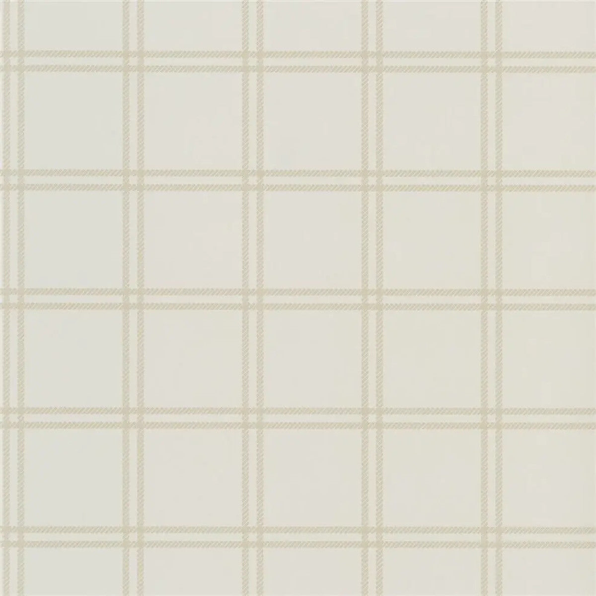 PRL5001/06 Shipley Windowpane Signature Loft Cream Wallpaper by Ralph Lauren