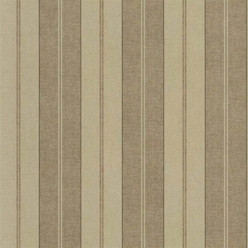 PRL5002/02 Monteagle Stripe Signature Loft Tobacco Wallpaper by Ralph Lauren