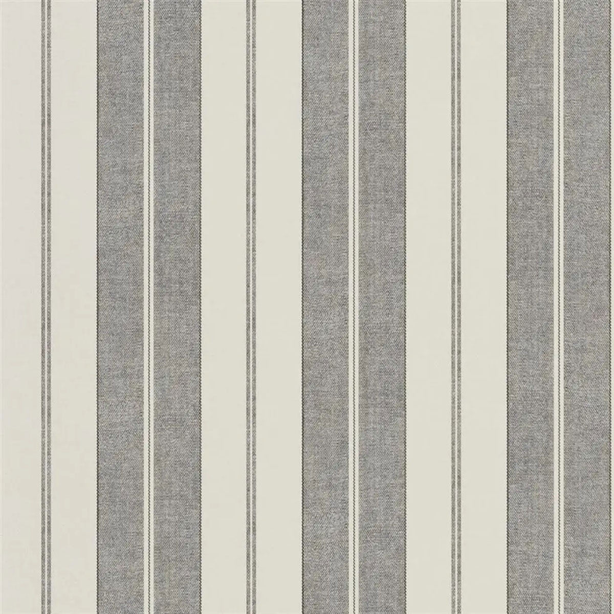 PRL5002/03 Monteagle Stripe Signature Loft Slate Wallpaper by Ralph Lauren