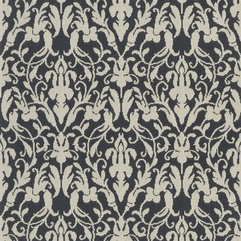 PRL5003/02 Speakeasy Damask Signature Loft Black Wallpaper by Ralph Lauren