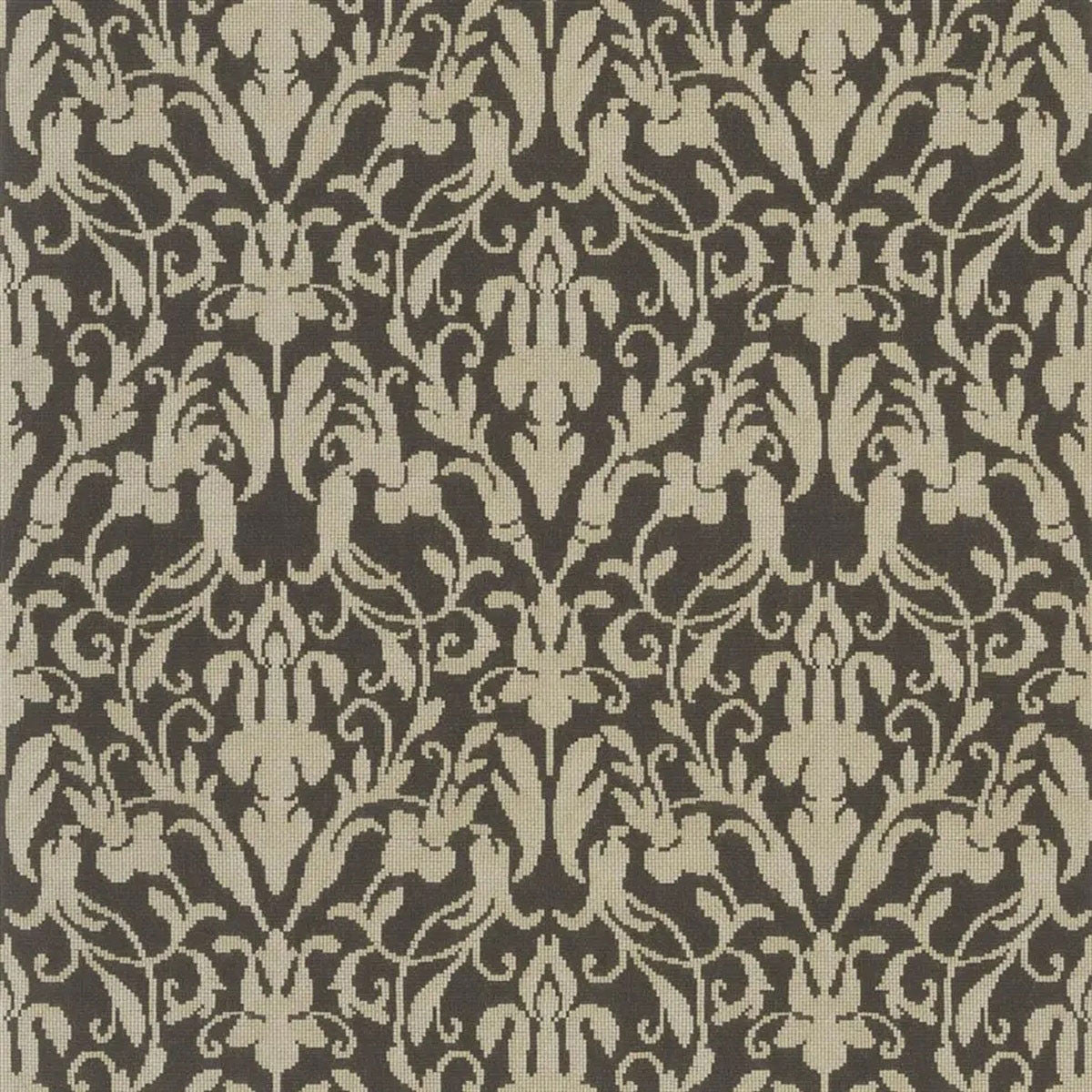 PRL5003/03 Speakeasy Damask Signature Loft Tobacco Wallpaper by Ralph Lauren