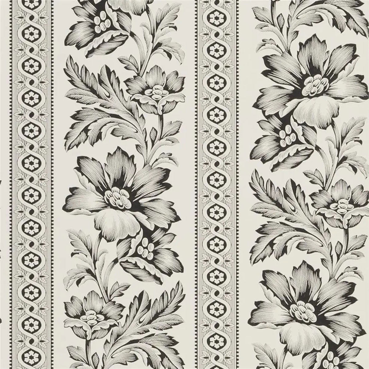 PRL5008/03 Gwinnet Toile Signature Loft Black Wallpaper by Ralph Lauren