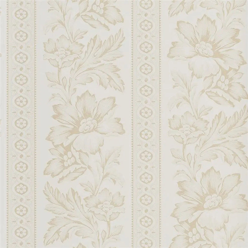 PRL5008/04 Gwinnet Toile Signature Loft Cream Wallpaper by Ralph Lauren