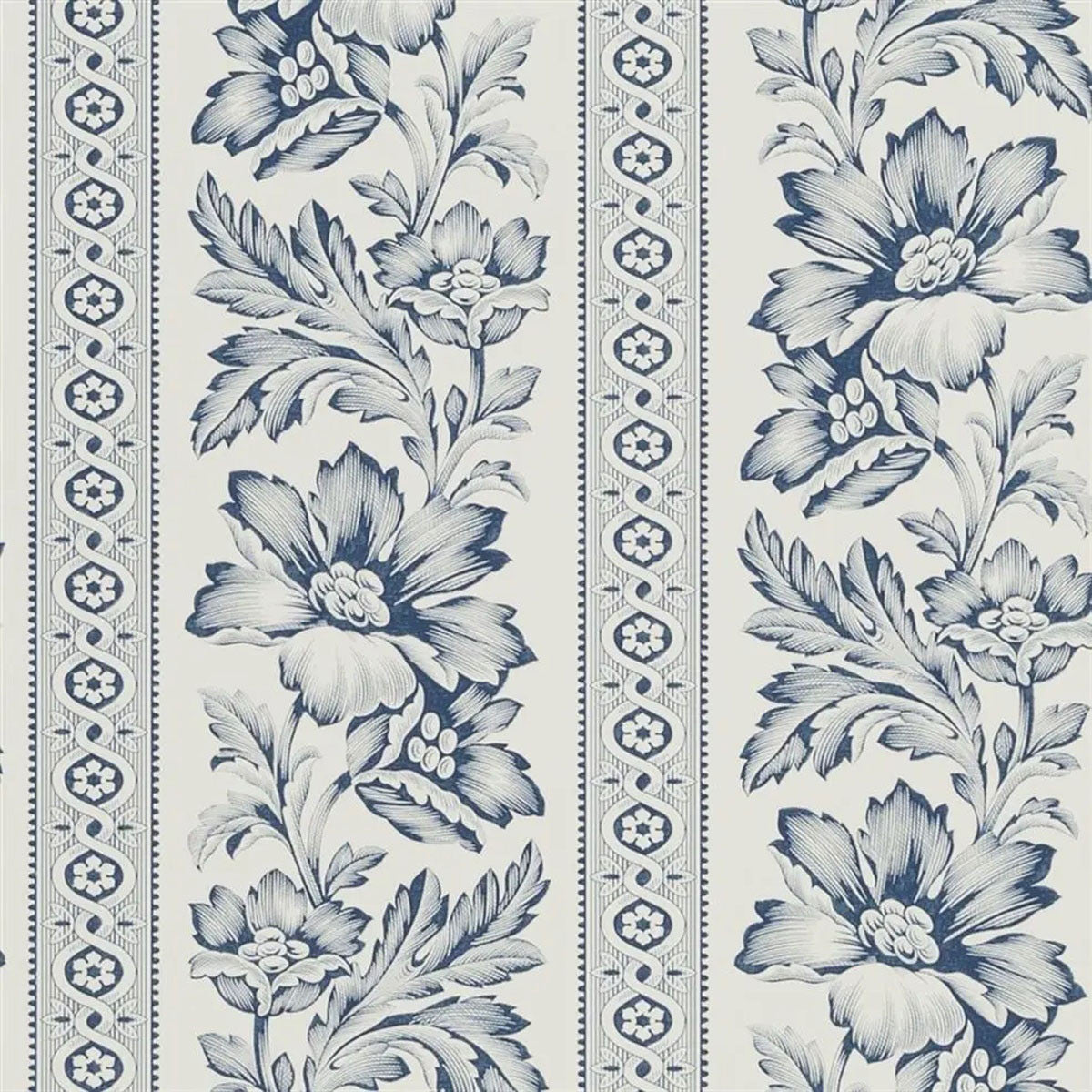 PRL5008/06 Gwinnet Toile Signature Loft Indigo Wallpaper by Ralph Lauren