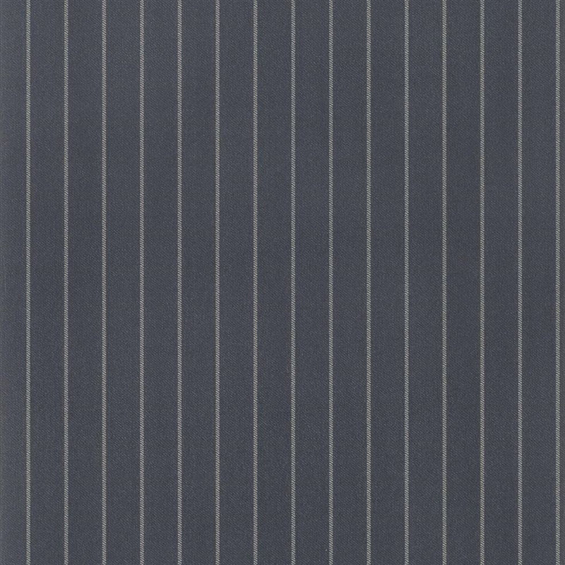 PRL5009/02 Langford Chalk Stripe Signature Stripe Library Wallpaper By Ralph Lauren