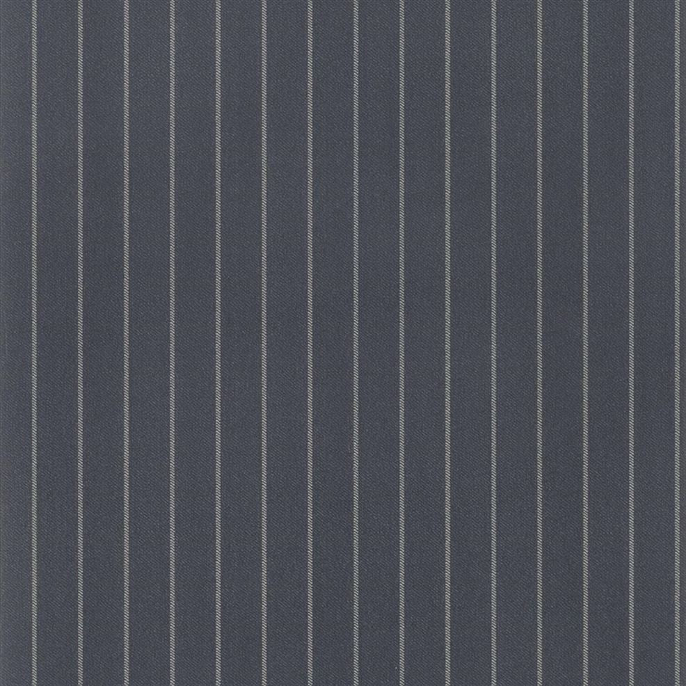 PRL5009/02 Langford Chalk Stripe Signature Stripe Library Wallpaper By Ralph Lauren