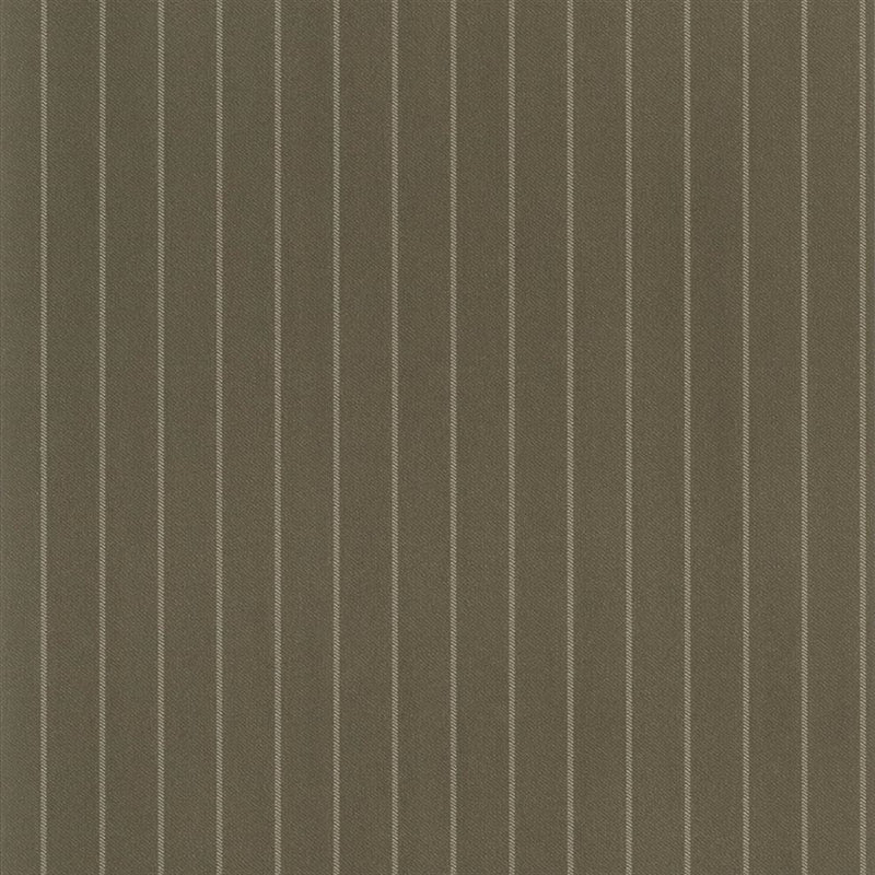 PRL5009/04 Langford Chalk Stripe Signature Stripe Library Wallpaper By Ralph Lauren