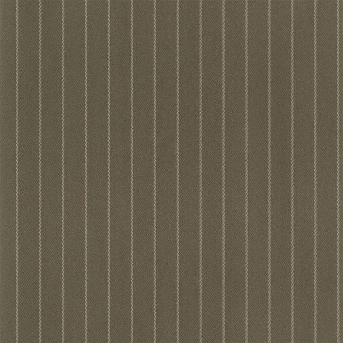 PRL5009/04 Langford Chalk Stripe Signature Loft Khaki Wallpaper by Ralph Lauren