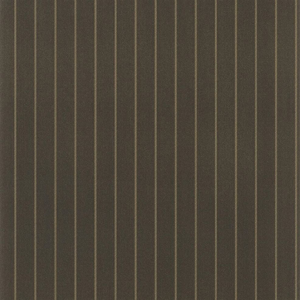 PRL5009/05 Langford Chalk Stripe Signature Stripe Library Wallpaper By Ralph Lauren