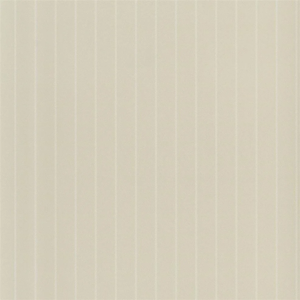 PRL5009/06 Langford Chalk Stripe Signature Stripe Library Wallpaper By Ralph Lauren