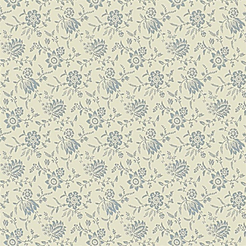 PRL5021/04 Scrimshaw Floral Signature Islesboro Wallpaper By Ralph Lauren