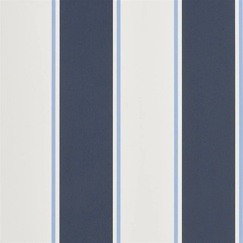 PRL703/03 Mapleton Stripe Signature Stripe Library Wallpaper By Ralph Lauren