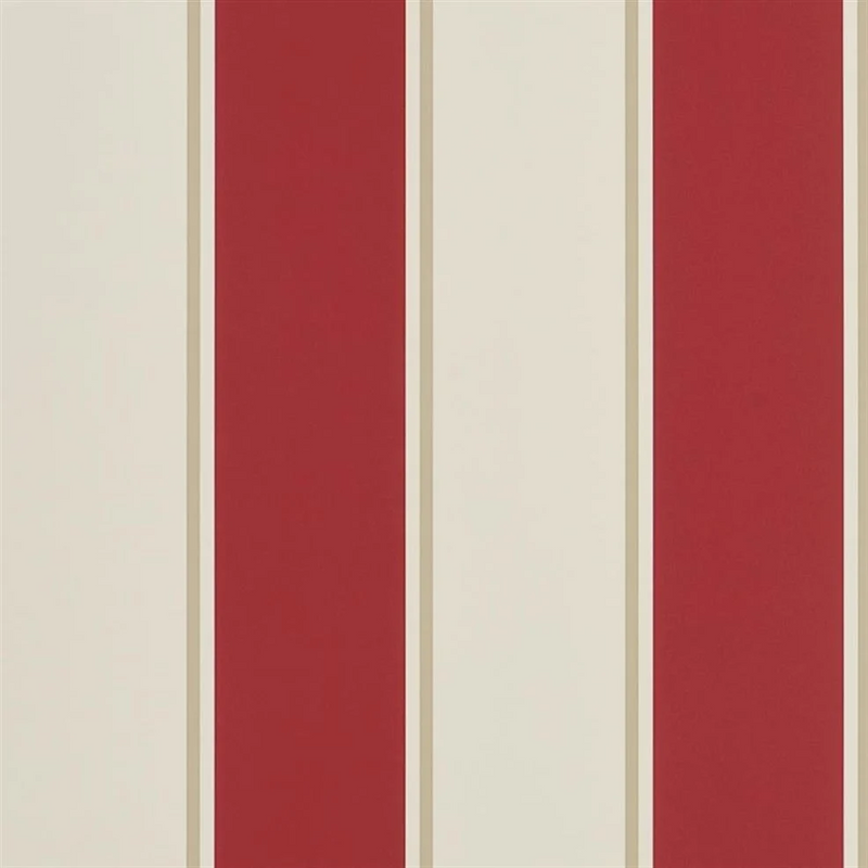 PRL703/08 Mapleton Stripe Signature Stripe Library Wallpaper By Ralph Lauren