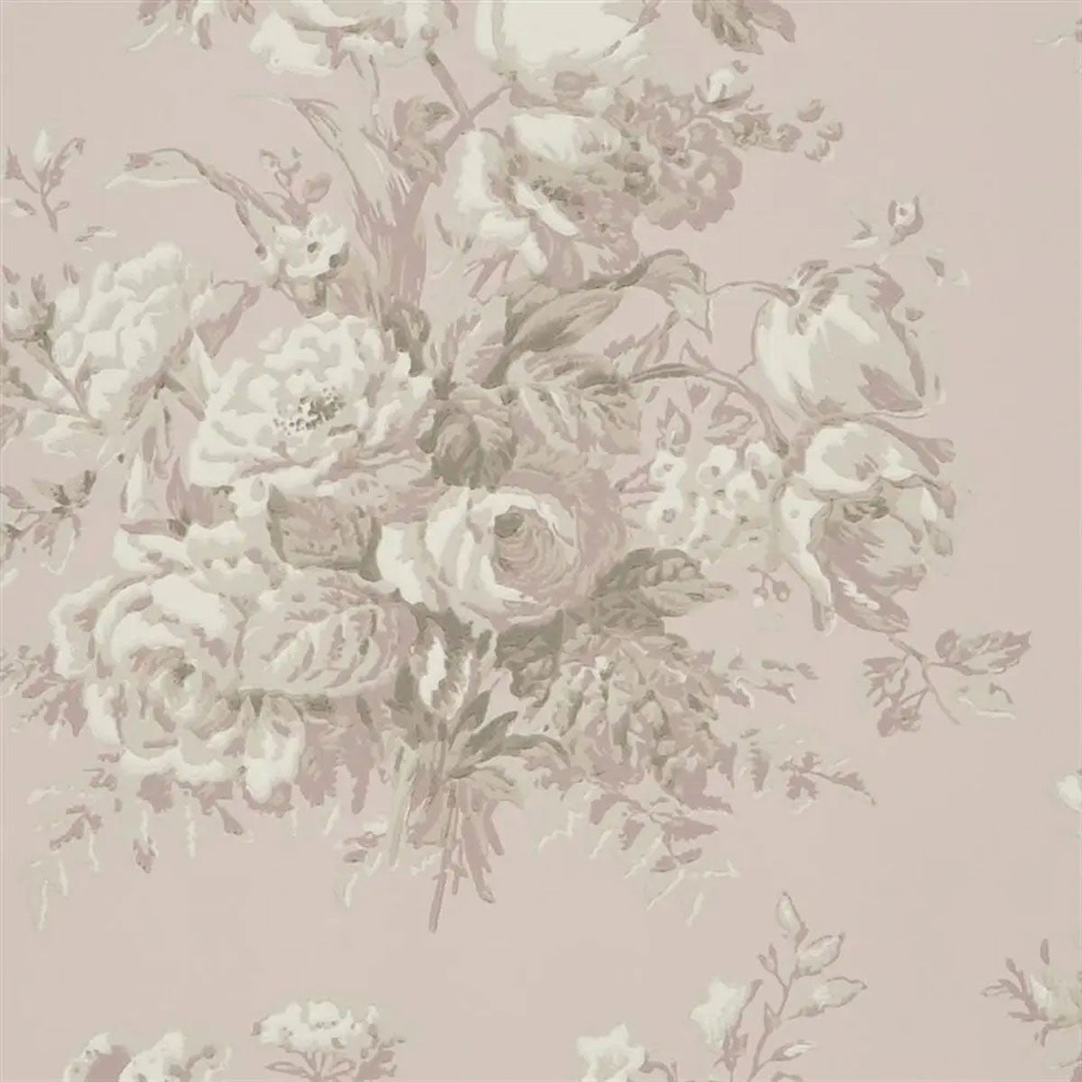 PRL706/03 Francoise Bouquet Signature Papers IV Mauveine Wallpaper by Ralph Lauren