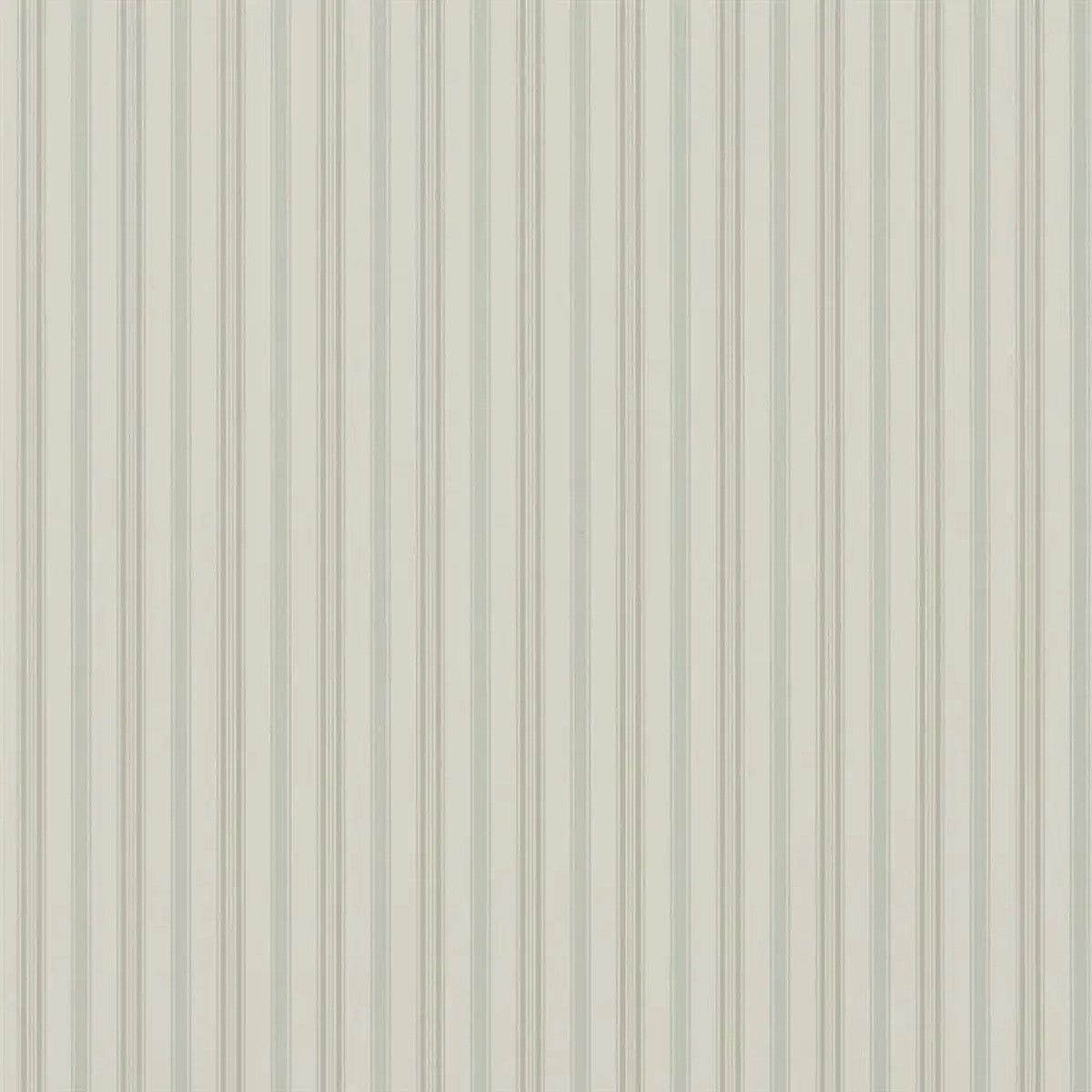 PRL709/02 Basil Stripe Signature Florals Bluestone Wallpaper by Ralph Lauren