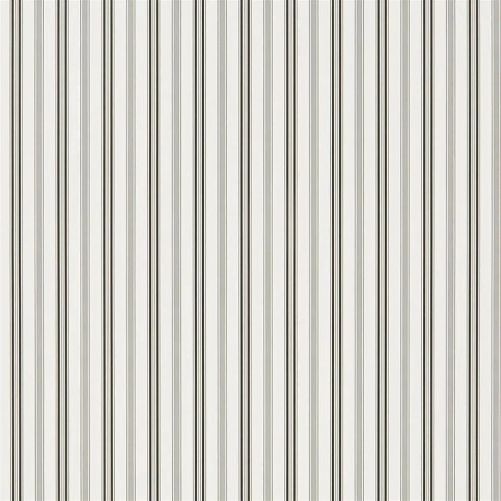PRL709/04 Basil Stripe Signature Stripe Library Wallpaper By Ralph Lauren